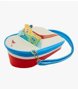 Spongebob SquarePants Spongebob and Mrs. Puff in Boatmobile Crossbody Loungefly - Picture 1 of 8