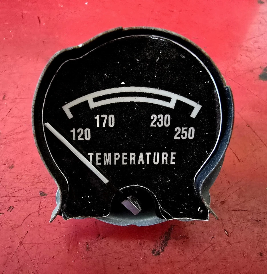 68 69 70 MOPAR DODGE B BODY OE RALLYE DASH TEMPERATURE GAUGE CHARGER CORONET - Image 1 of 2