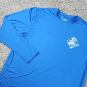 Hang Ten Men’s Medium Long Sleeve Sun Tee Shirt UV Protection / UPF 50+ - Picture 1 of 12