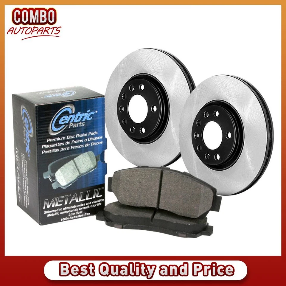 Front Disc Brake Pad Set Disc Brake Rotor fits 1994-2010 UD 1400 - Image 1 of 4