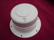 White plastic plumbing ROOF VENT CAP  RV sewer holding tank 1" to 2-3/8 OD pipe 