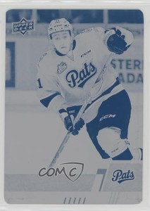 2017-18 Upper Deck CHL Printing Plate Cyan 1/1 Nick Henry #260 i9y