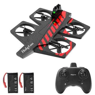Holyton HT40 2 IN 1 Drone for Kids 3D Flips Headless Mode RC Quadcopter Airplane - Image 1 of 4
