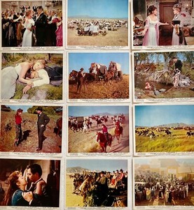 Cimarron set of 12 Original UK FOH Lobby Cards 1960 Glenn Ford Maria Schell