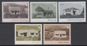NEW ZEALAND 2014 CONSTRUCTION OF A NATION HOUSES SET (5) MINT (ID:NZS2558) - Picture 1 of 1