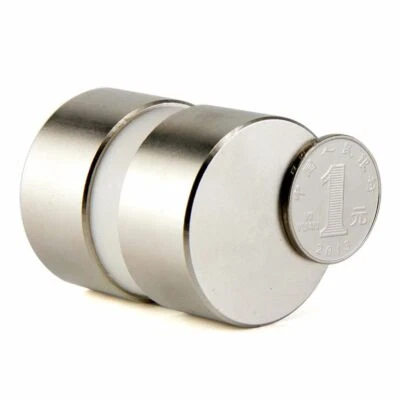 2pcs Round N52 Large Neodymium Rare Earth Magnet Big Super Strong Huge 40mm*20mm