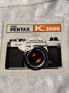 ASAHI PENTAX K1000 CAMERA INSTRUCTION MANUAL - Picture 1 of 6