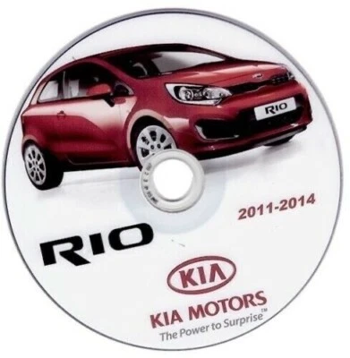 Kia Rio (2011-2017) manuale officina su Cd - Immagine 1 di 4