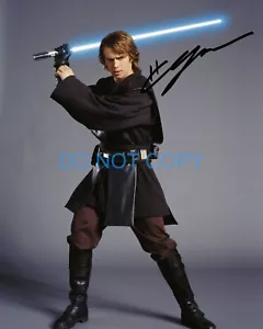 Poster fotografico Hayden Christensen 8x10 RISTAMPA FIRMATA Star Wars Skywalker #1 - Foto 1 di 1