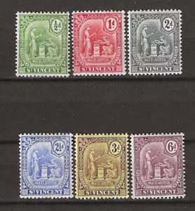 ST VINCENT 1909 SG 102/107 COMO NUEVO - Imagen 1 de 2