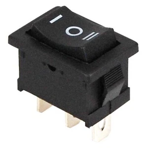Mini interruptor basculante 250V 3A, encendido/apagado/encendido, 3 conmutaciones, 1 pin - Imagen 1 de 2