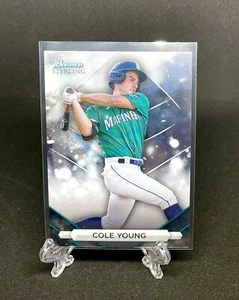 2023 Topps Bowman Sterling Prospects BSP-95 Cole Young Seattle Mariners - Picture 1 of 2