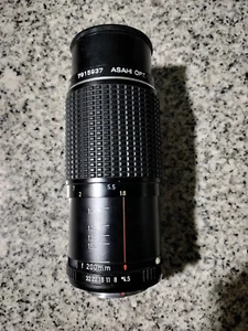 Pentax Lens 80-200mm f/4.5 Telephoto ZoomLens PK mount Asahi  - Picture 1 of 12