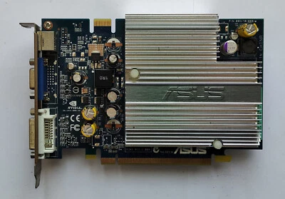 Asus EN7600GS Silent nVidia GeForce 7600GS 256MB PCI-Express VGA Card 534 - Image 1 of 2