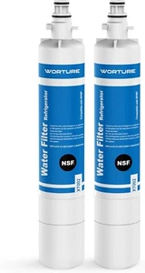 2 PACK Worture Xt002 Ice Water Filter For GE RPWFE & RPWF - New   - Picture 1 of 8