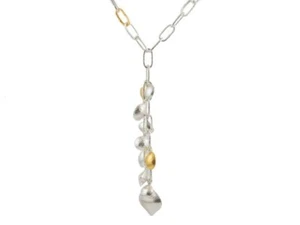 Gurhan Orbit Quaste Halskette in Sterlingsilber mit 24K Gold überlagert - Bild 1 von 1