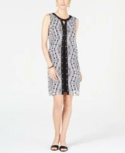 MSRP $70 Jm Collection Studded Split-Front Sheath Dress White Size Small - Picture 1 of 1