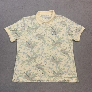 VTG International Tour Izod Club Floral Polo Women Lg Myrtle Beach National Logo - Picture 1 of 7