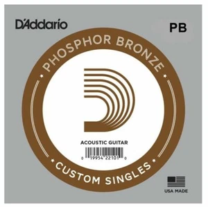 D'Addario PB032 Single Phos Bronze .032 Acoustic  Guitar String Custom Gauge - Picture 1 of 1