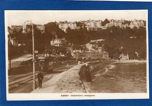 Tranvía Abbey Crescent Torquay RP PC usado 1922 X926 - Imagen 1 de 2