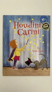 Award Winner! HOUDINI CARINI Girl Magician Anne Zadek Hardcover - Picture 1 of 5