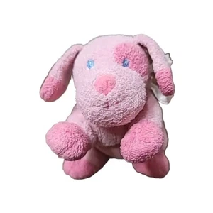 Kids Preferred Pink Puppy Dog Plush Rattle Toy Tan 6” Stuffed Animal Lovey READ - Picture 1 of 8