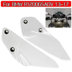 For BMW R1200gs ADV 2014 2015 16 Clear Windshield Windscreen Wind Side Deflector - Imagen 1 de 5
