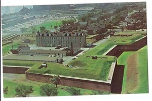 FORT WAYNE MILITARY MUSEUM West Jefferson Detroit River Michigan Postcard 1964 - Picture 1 of 2
