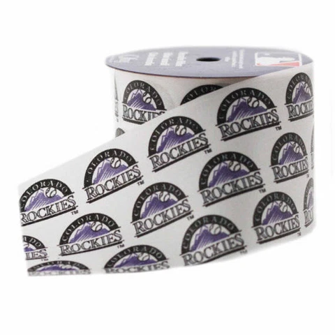 Colorado Rockies Ribbon - Licensed By Offray - Made In USA Cover