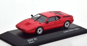 943 025023 MINICHAMPS 1:43 BMW M1 1980 red Limited - Picture 1 of 8