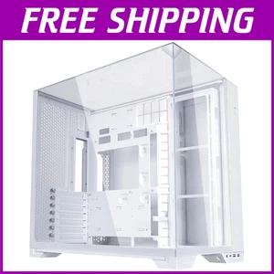 Gaming PC Case - O11Vision Compact White Tempered Glass - Picture 1 of 9
