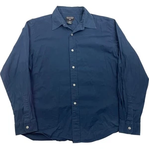 Ralph Lauren Polo Jeans Co Long Sleeve Button Up Blue Shirt Mens Large - Picture 1 of 6