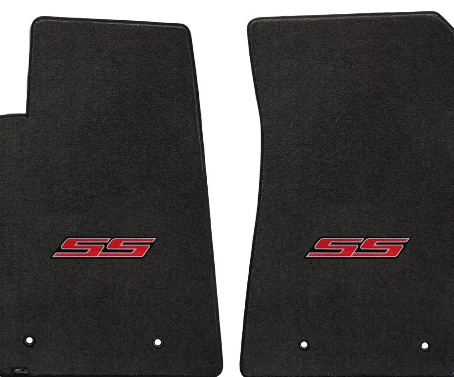 Alfombrillas Lloyd Mats CLASSIC LOOP delanteras con logotipo Chevy Camaro 2010 a 2015 en ébano Foto 1 de 1