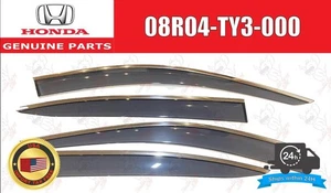 Honda Acura Genuine LEGEND KC2 RLX Door Visor RH & LH Front & Rear Set OEM JDM - Picture 1 of 13