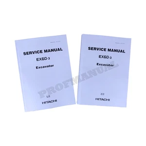 HITACHI EX60-3 EXCAVATOR SERVICE MANUAL - Picture 1 of 12