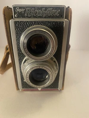 Câmera de Filme TLR Médio Formato Ricoh Super Ricohflex *Não Testada Vendida Como Está* - Imagem 1 de 4