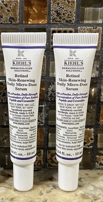 Bundle 2 Kiehl's Retinol Skin-Renewing Daily Micro-Dose Serum 0.34 oz each - Image 1 of 4