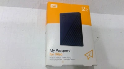 WD 2TB My Passport for Mac Portable External Hard Drive HDD-WDBA2D0020BBL-WESN - Image 1 of 3