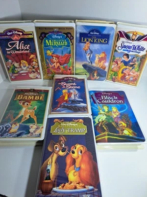 Unique Vintage Disney Bundle VHS Tapes - Image 1 of 4