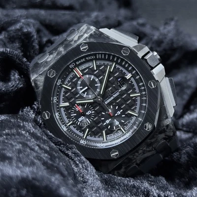AP Royal Oak Offshore Chronograph 26400AU.OO.A002CA.01 – Forged Carbon Case - Image 1 of 4