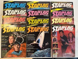 Lot of 36 Starlog Sci-Fi Mags – Premier run ’76/77 + all of 1981 & 1982  - RARE - Bild 1 von 3