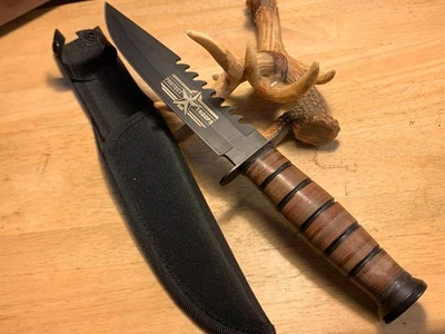 Vintage Protect Our Troops Knife and Nylon Sheath - Image 1 of 4