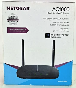 Netgear AC1000 WiFi Router R6080 NEW 1000Mbps, Long Range WiFi 5 NEW in BOX - Picture 1 of 10