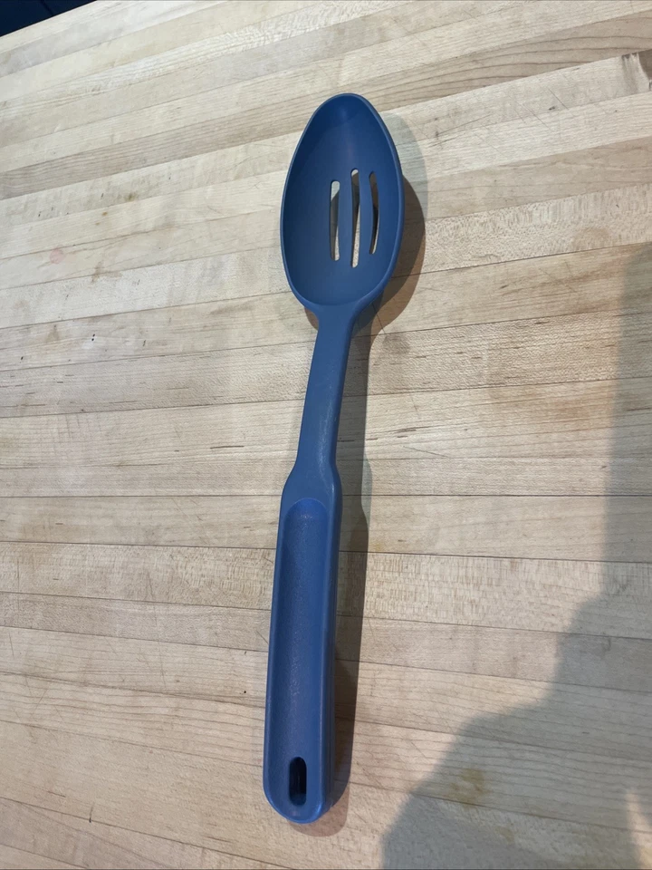 The Pampered Chef Blue Nylon Slotted Spoon - 13 Inch USA - Image 1 of 3