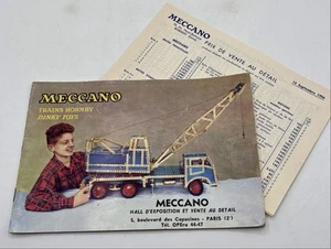 Catalogue Meccano - Trains Hornby - Dinky Toys 1956 + feuille de prix - BE+ - Imagen 1 de 5
