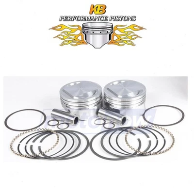 KB Cast Piston Set for 2001-2006 Harley Davidson FLSTFI Fat Boy - Engine il Foto 1 de 4