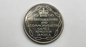1966 Jamaica 5 Shillings Coin - Commonwealth Games - KM#40 - Picture 1 of 4