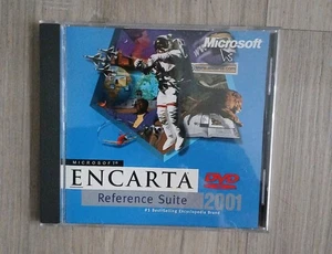 Microsoft Encarta Reference Suite 2001 - For PC - 1-DVD-ROM - Pre-Owned Jewelcas - Picture 1 of 4