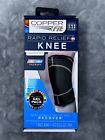 Copper Fit Rapid Relief Knee Hot Cold Therapy Adjustable Wrap One Size Fits Most