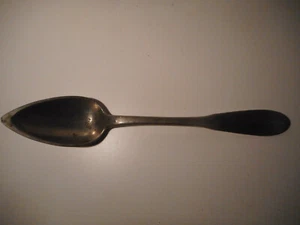 Large Spoon Covered Service Stew Tin Antique 18/19 Century - Picture 1 of 11